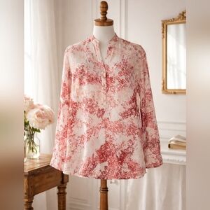 Anthropologie Cotton Tunic Top L